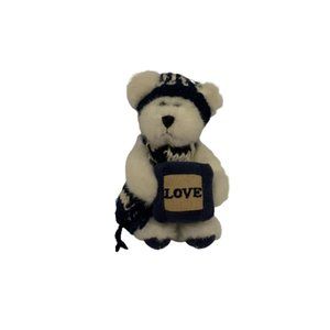 Boyds Bear Teddy 6" Plush Love Pillow Stuffed Toy Jointed EUC